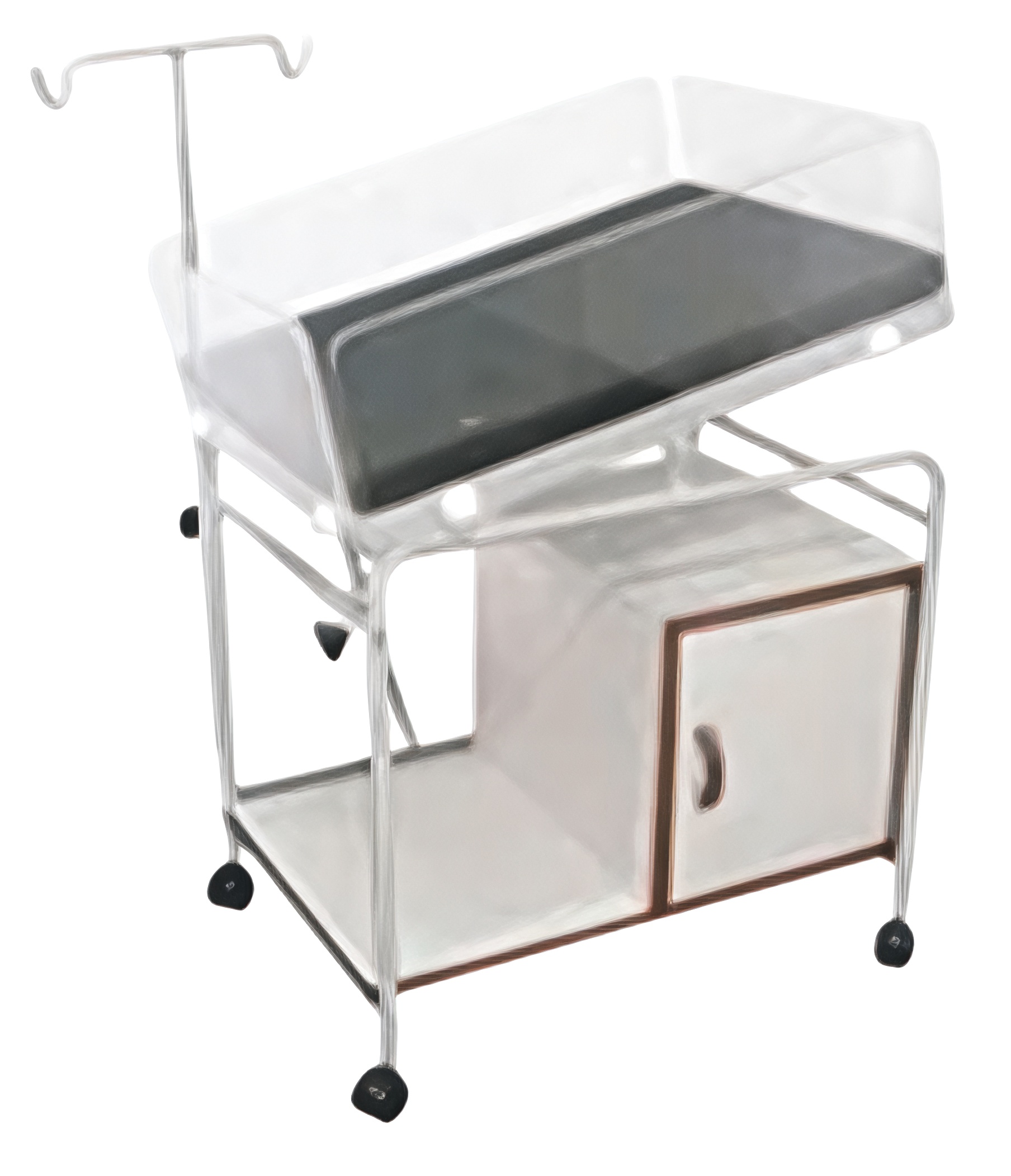 BABY BASSINET WITH UTILITY BOX
