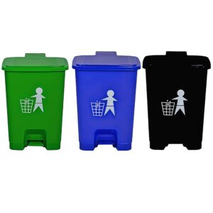 PLASTIC PADDLE DUSTBIN 10L