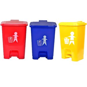 PLASTIC PADDLE DUSTBIN 20L