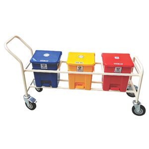 BIOMEDICAL WASTE SEGREGATION TROLLEY