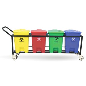 BIOMEDICAL WASTE SEGREGATION TROLLEY